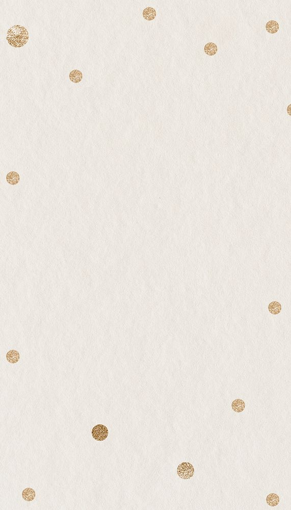 Beige textured iPhone wallpaper, gold glitter border