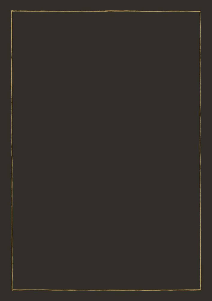 Gold line frame background, brown design