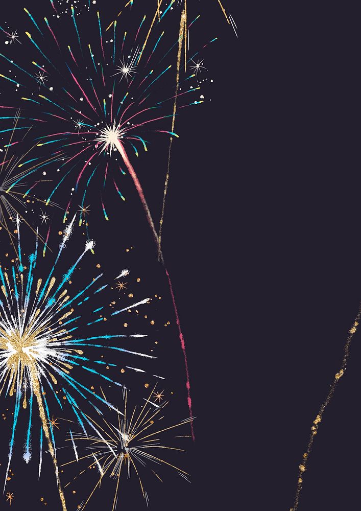 Fireworks celebration background