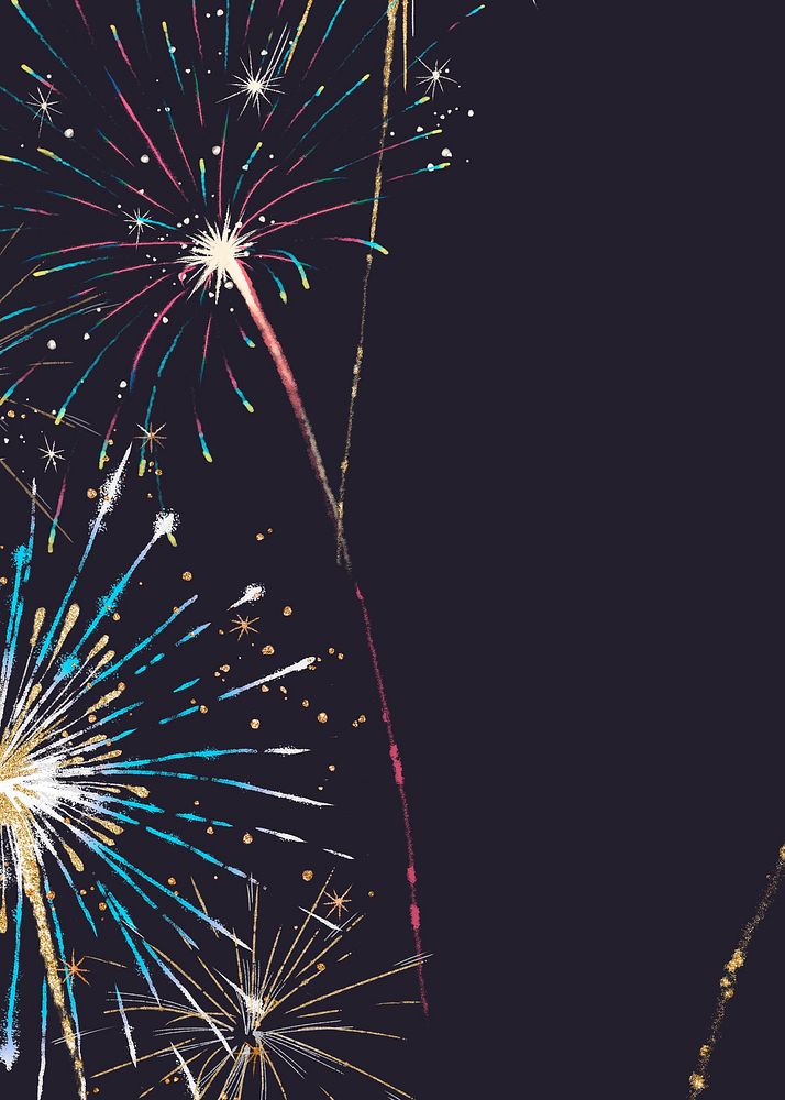 Fireworks celebration background