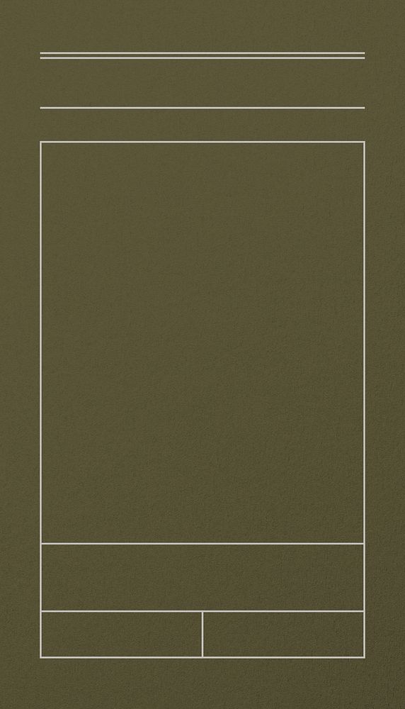 Line table frame phone wallpaper, dark green background