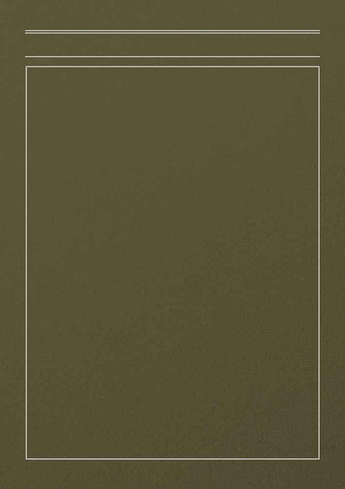 Line table frame background, dark green design