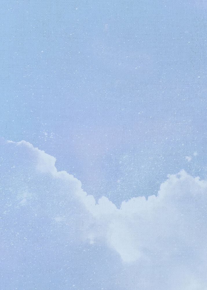 Aesthetic blue sky background