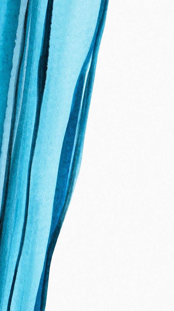 Simple white iPhone wallpaper, blue Premium Photo rawpixel