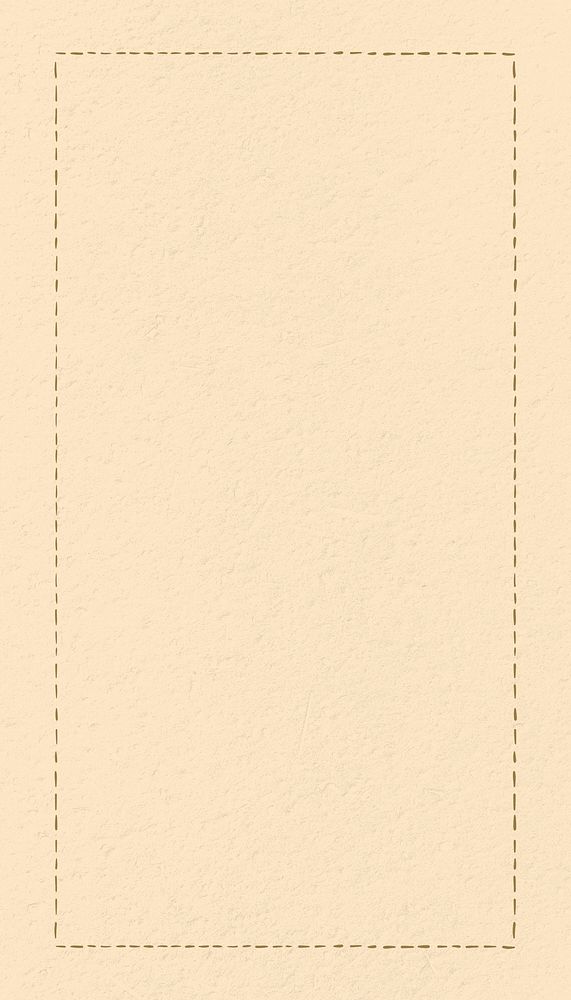 Dotted line frame iPhone wallpaper, beige design