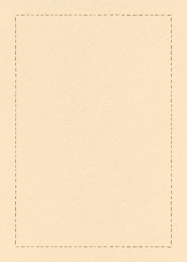 Dotted line frame background, beige design