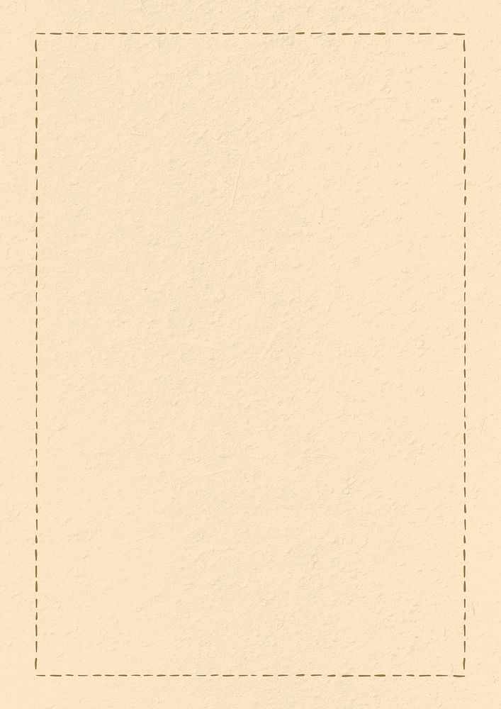 Dotted line frame background, beige design