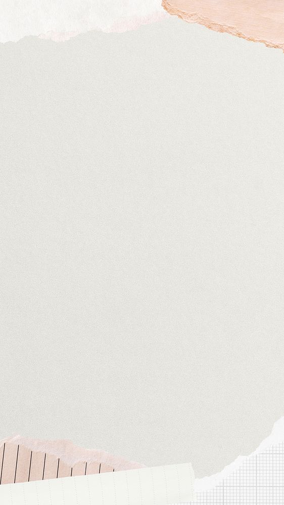 White textured iPhone wallpaper, ripped paper border