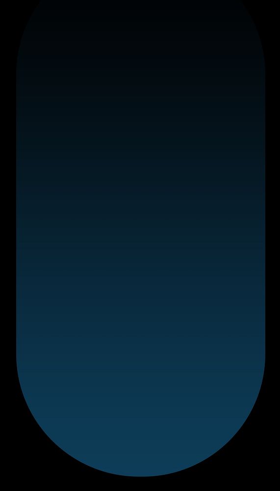 Gradient navy blue iPhone wallpaper, black frame design