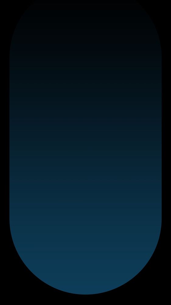 Gradient navy blue iPhone wallpaper, black frame design