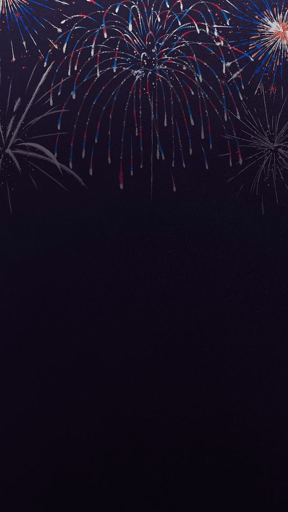 Purple festival fireworks iPhone wallpaper, party & celebration design