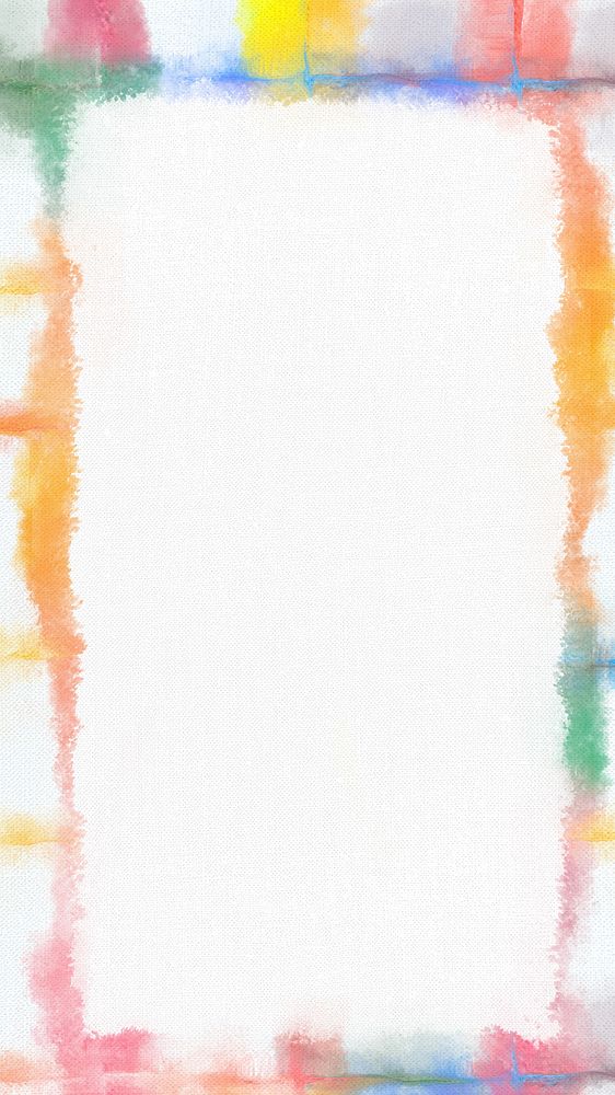 Colorful tie-dye frame iPhone wallpaper