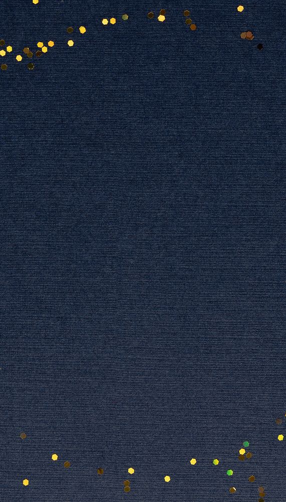 Dark blue textured iPhone wallpaper, glitter border frame