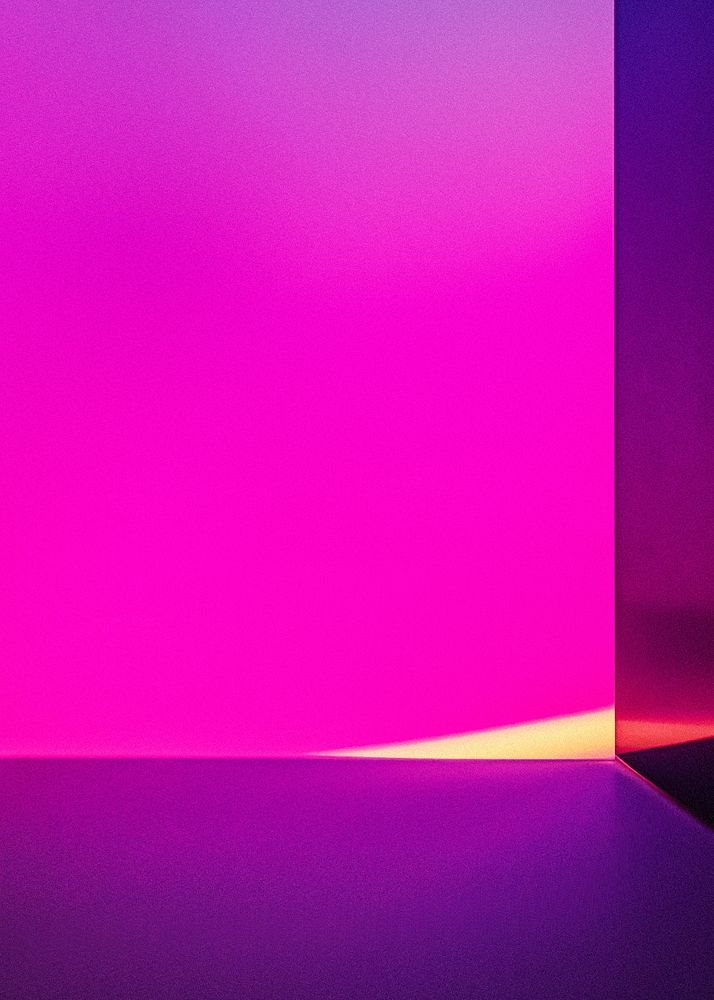 Pink neon wall background