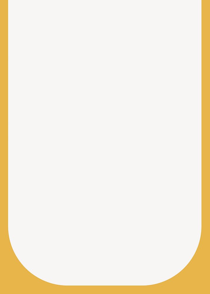 Yellow curve border background vector