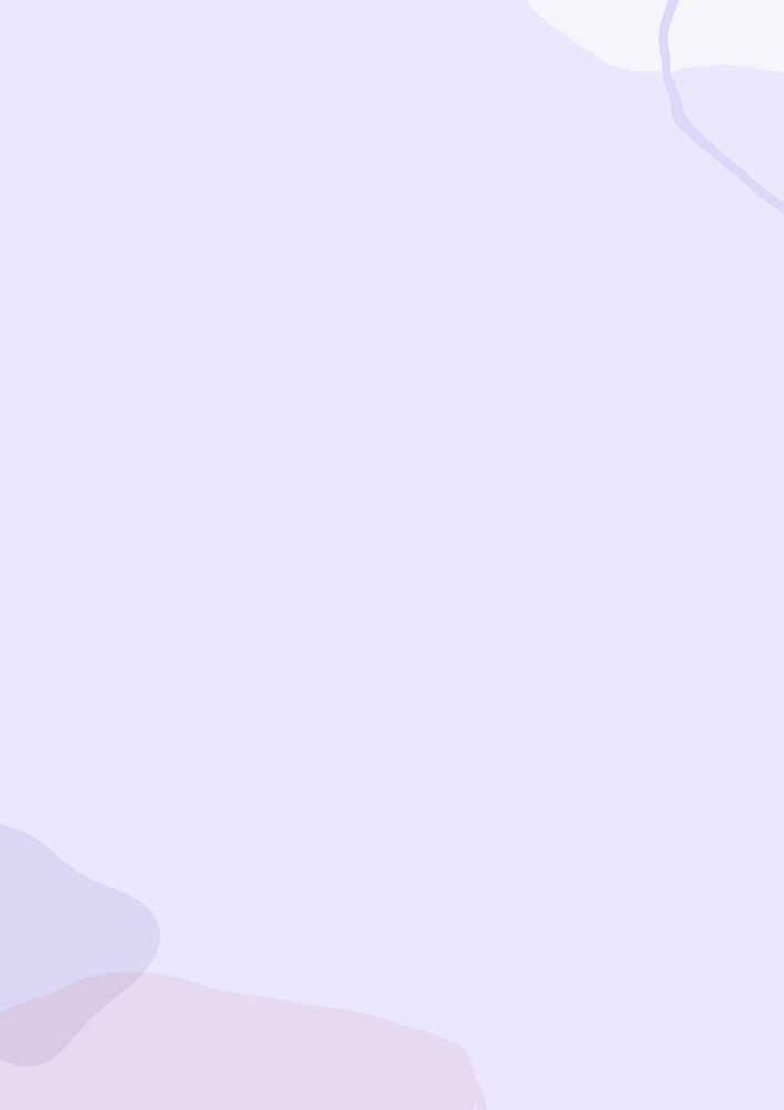 Pastel purple background, organic shape border