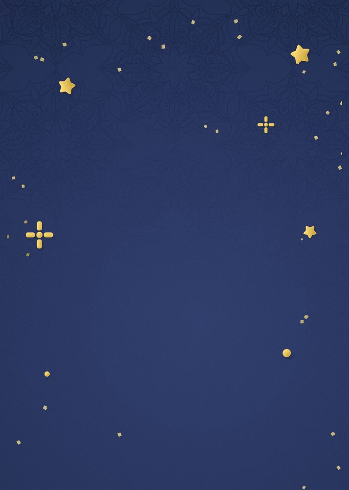 Starry sky background, dark blue design