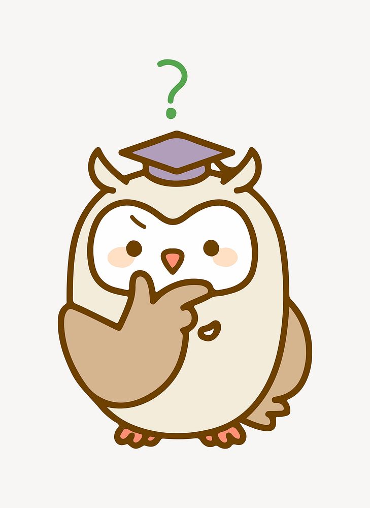 Owl of Athena clip art vector. Free public domain CC0 image.