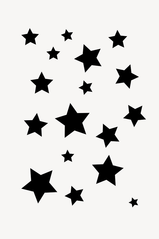 Stars  illustration. Free public domain CC0 image.
