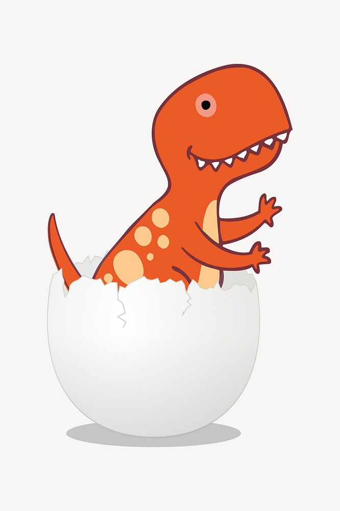 Dinosaur clipart illustration vector. Free public domain CC0 image.