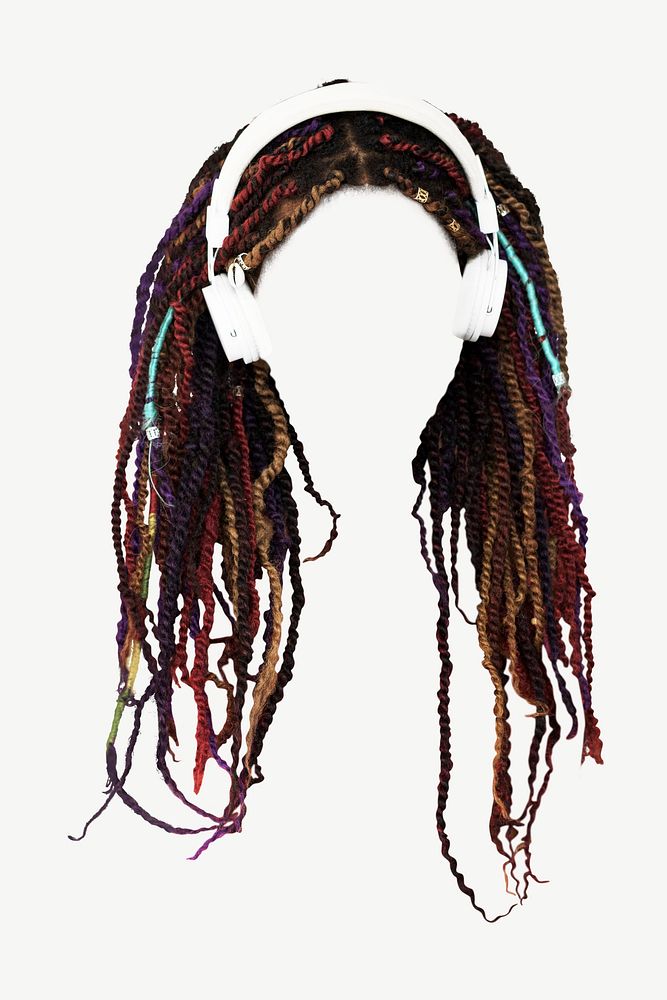 African American braid hairstyle psd