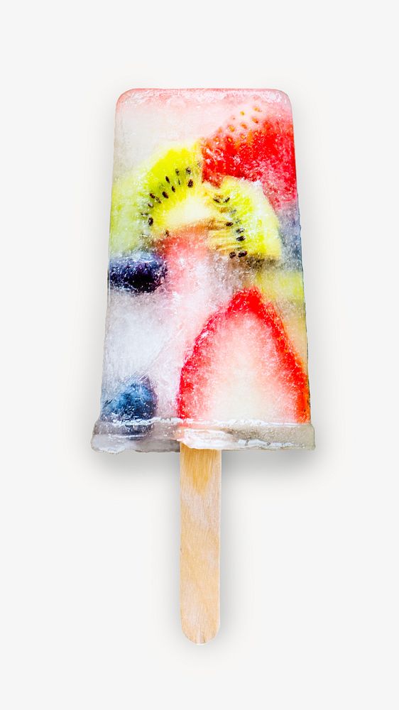 Fruit popsicle, isolated design