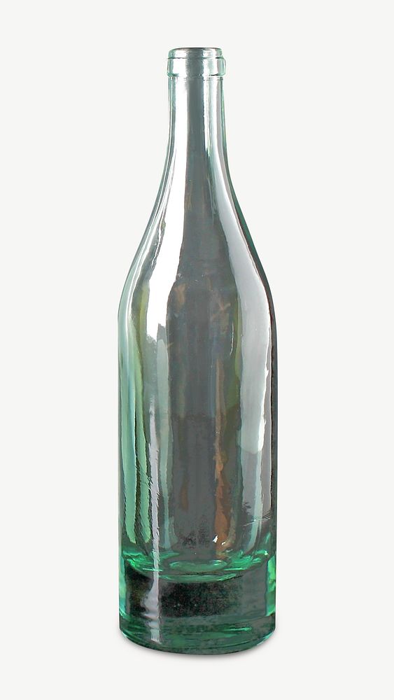Glass bottle isolated object psd