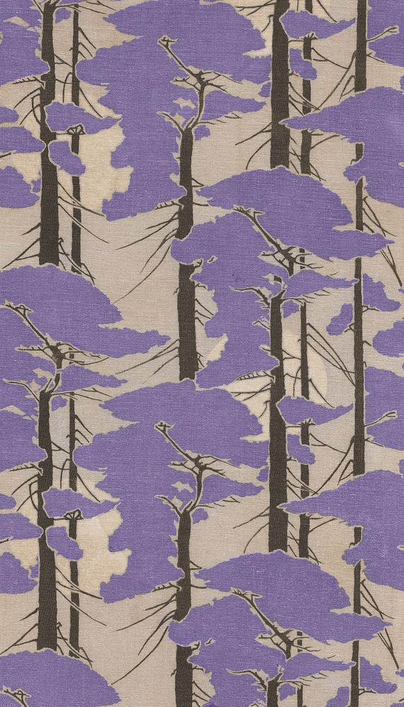 Japanese trees pattern iPhone wallpaper. Remixed by rawpixel.