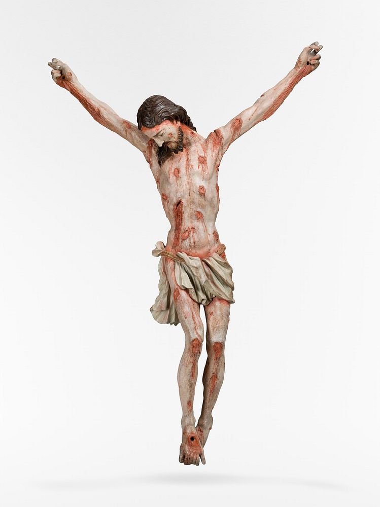 Crucified Christ (plague crucifix) (1709). Original public domain image from Web Umenia. Digitally enhanced by rawpixel.