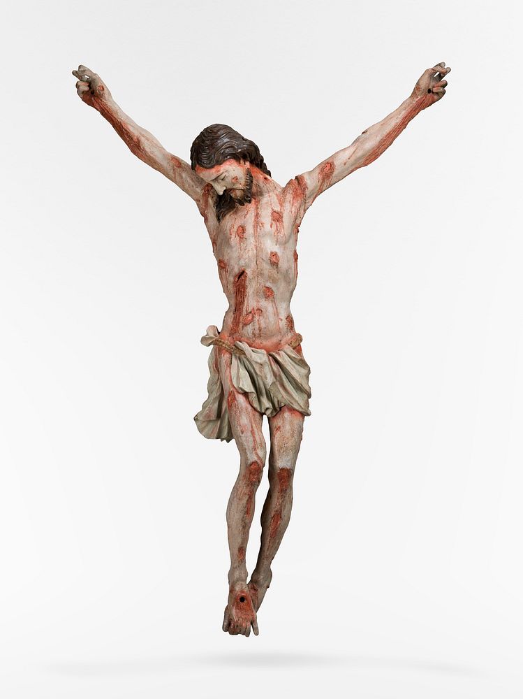 Crucified Christ, vintage religion illustration psd.  Remixed by rawpixel. 