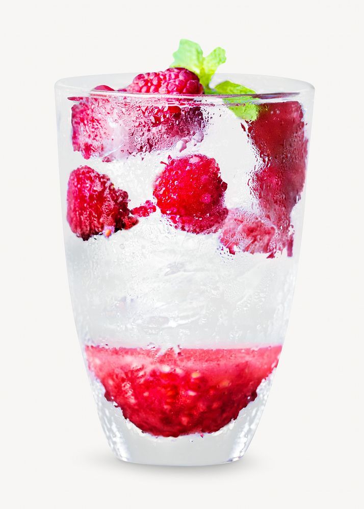 Raspberry infused water