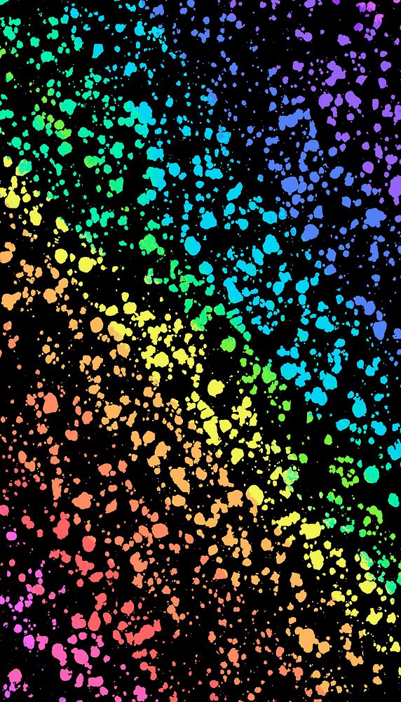 Rainbow color splash iPhone wallpaper