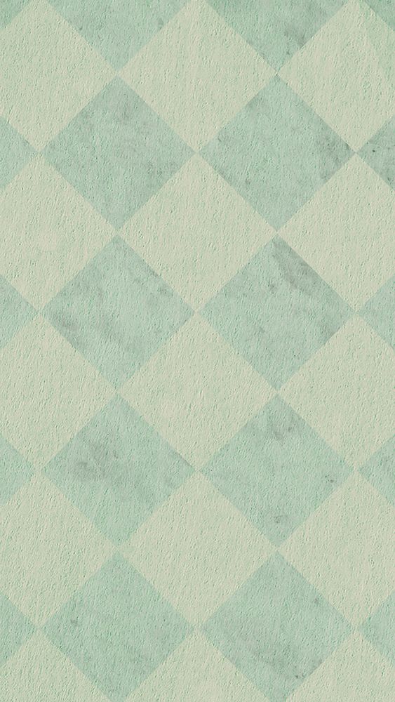 Green checkered pattern mobile wallpaper