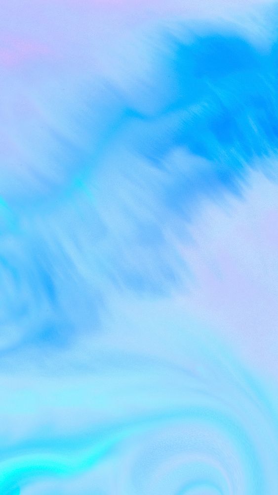 Blue tie-dye aesthetic phone wallpaper