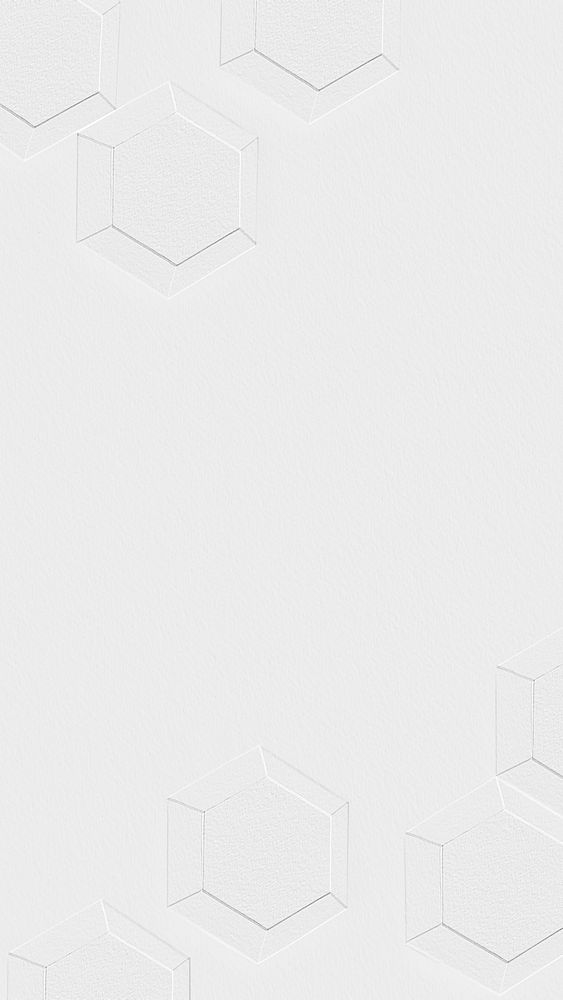 White abstract geometric phone wallpaper