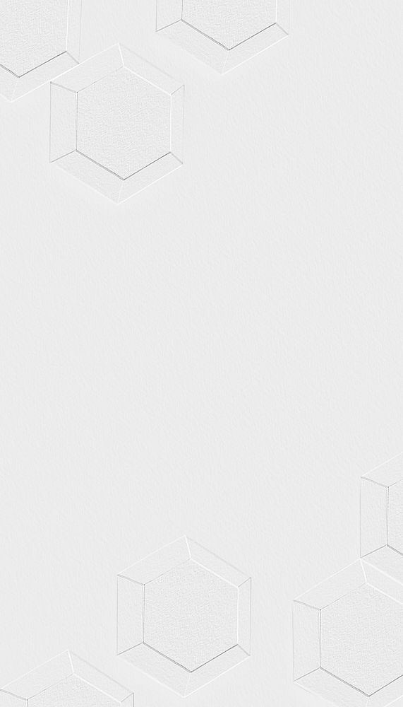 White abstract geometric phone wallpaper