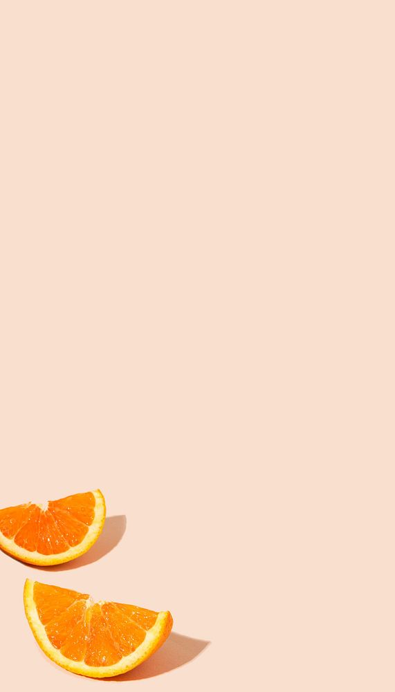Pastel orange iPhone wallpaper, Summer aesthetic
