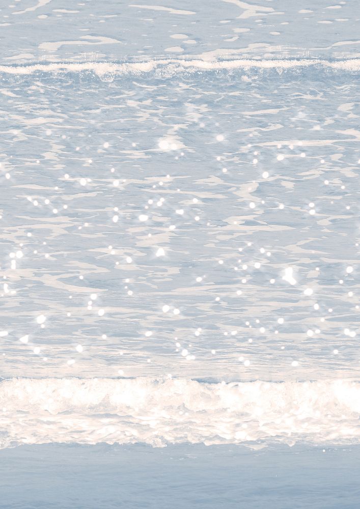 Sparkly sea water background, aesthetic summer image