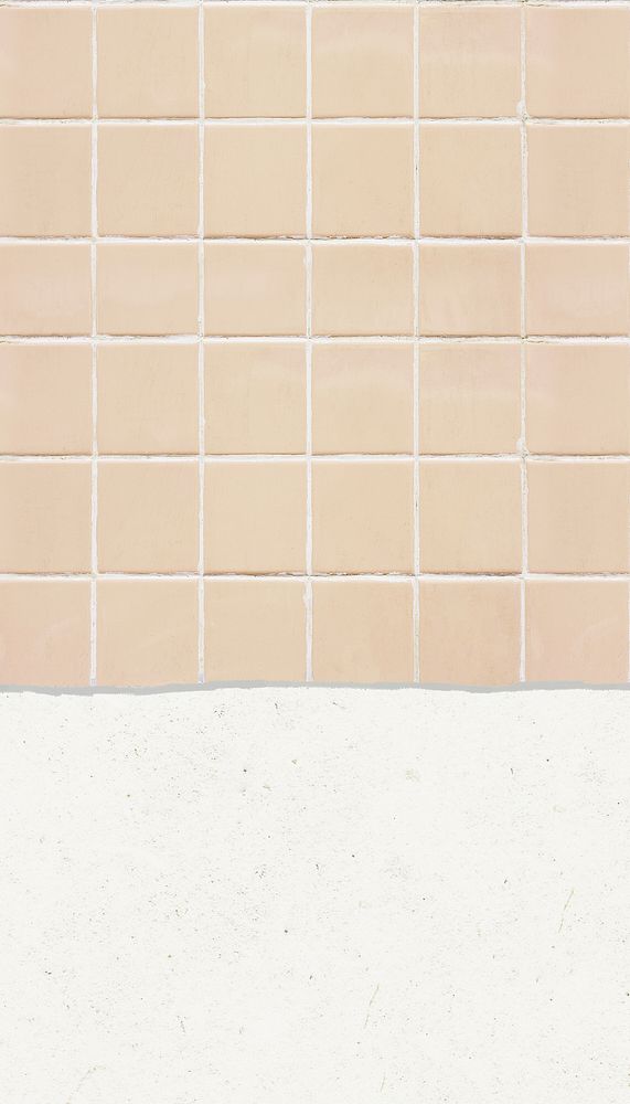 Beige grid wall iPhone wallpaper