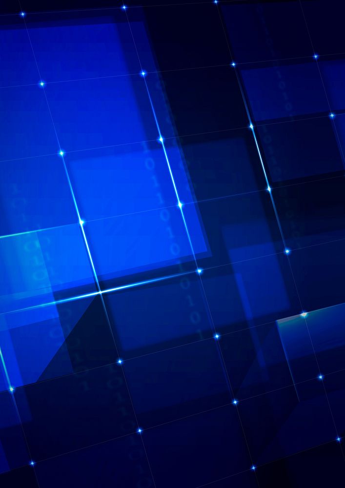 Abstract technology background, blue modern design