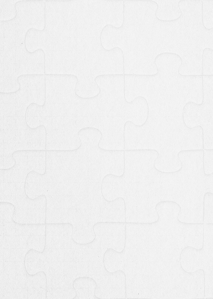 White jigsaw patterned background