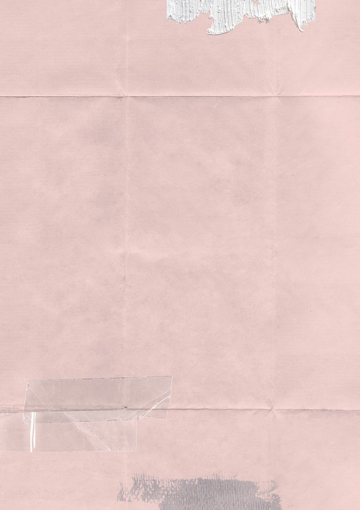 Pink folded paper background, abstract border