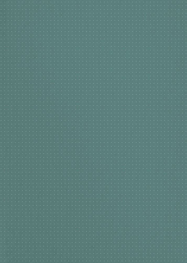 Green dotted grid background, minimal design