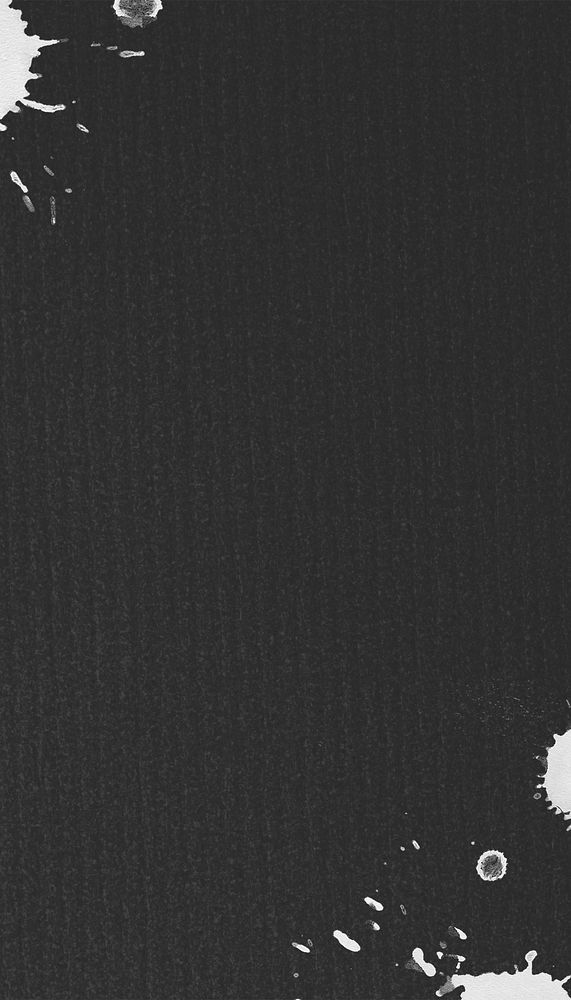 Black paper textured iPhone wallpaper, white splash border