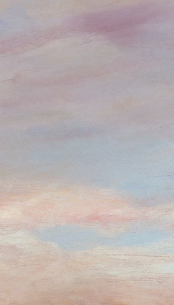 Pastel pink sky iPhone wallpaper