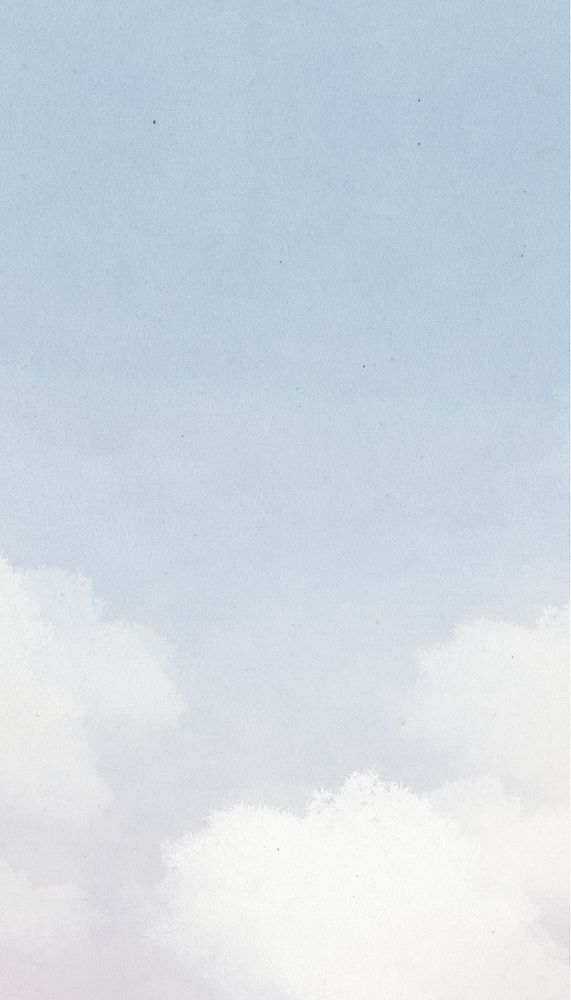 Pastel cloudy sky mobile wallpaper