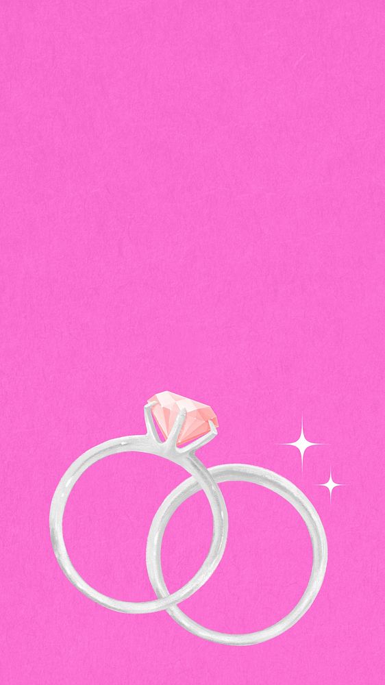 Couple wedding rings iPhone wallpaper, | Premium Photo - rawpixel