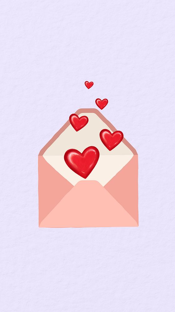 Love letter aesthetic mobile wallpaper, | Premium Photo - rawpixel