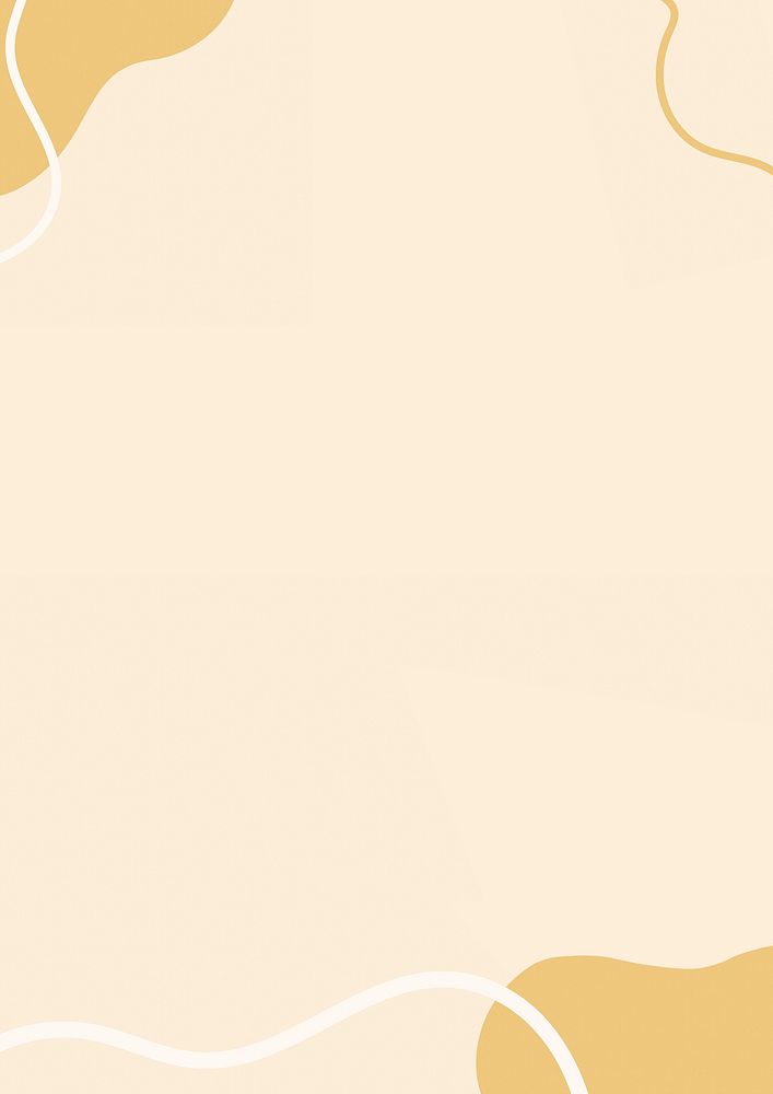 Beige aesthetic background, abstract border