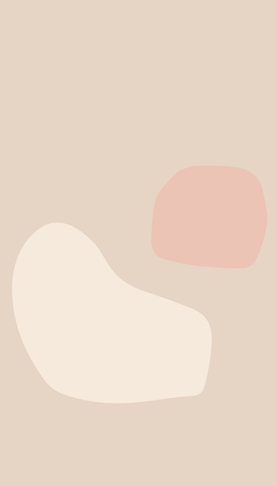 Organic shape pastel iPhone wallpaper